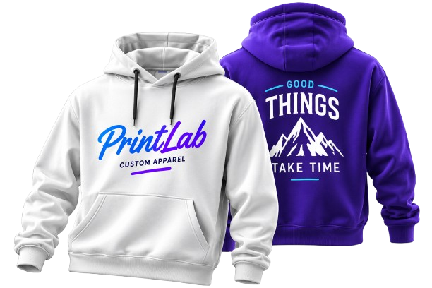Custom printed hoodies