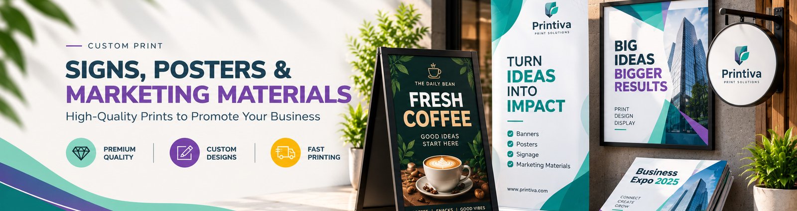 Signs, Posters & Marketing Materials